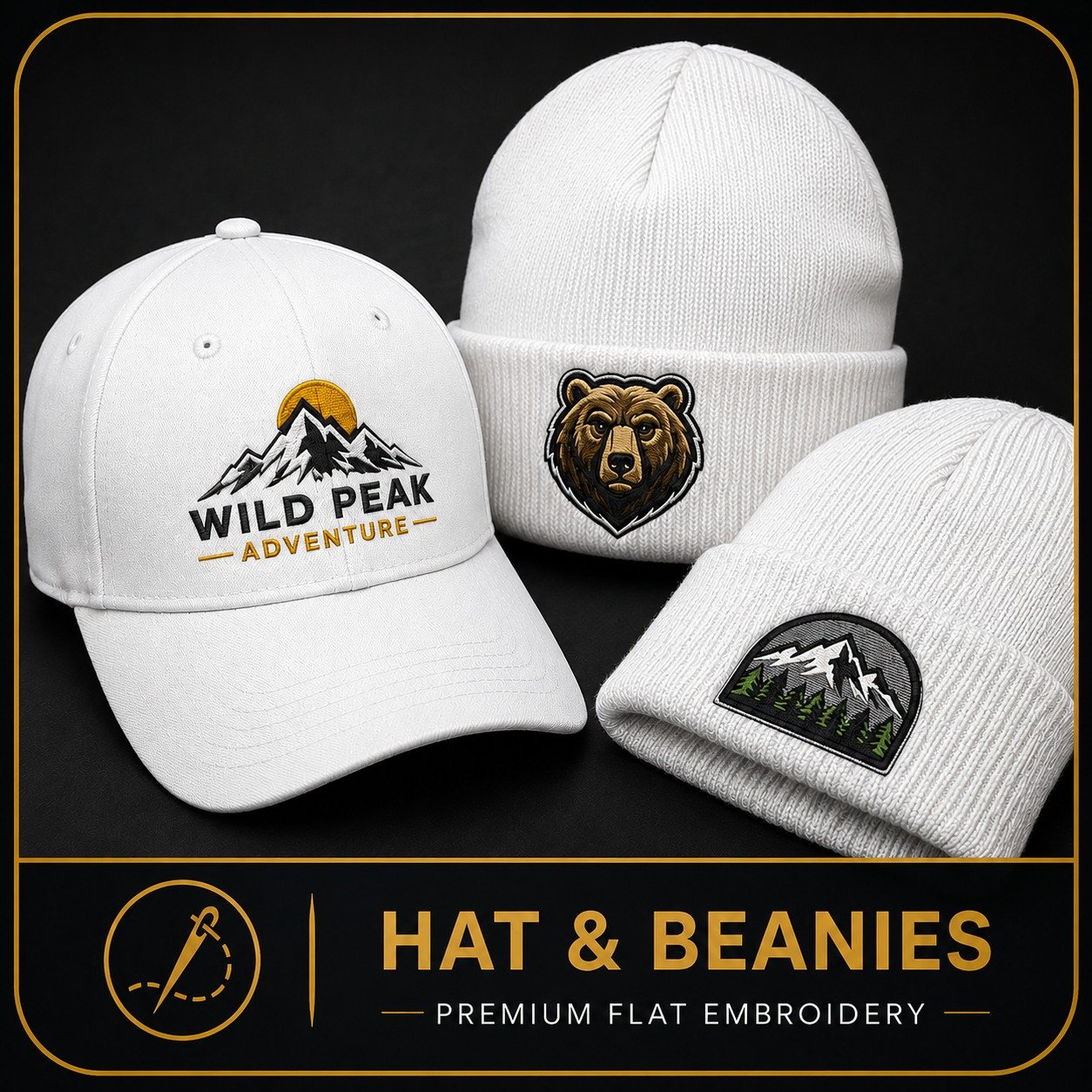 Cap/Hat Digitizing